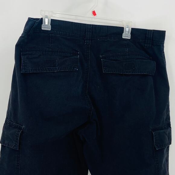 Avirex Mens Black Cargo Shorts - Picture 6 of 6